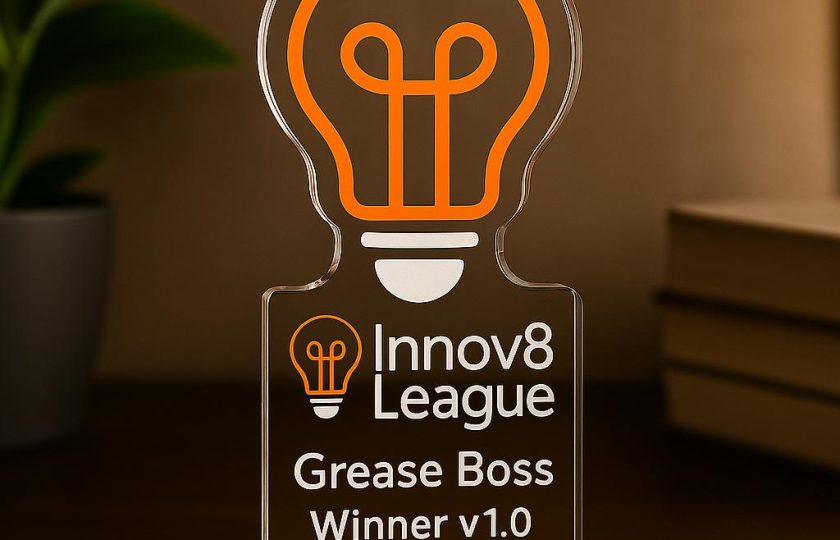 GreaseBoss Clinches Top Spot at Innov8League Global Innovation Challenge v1.0
