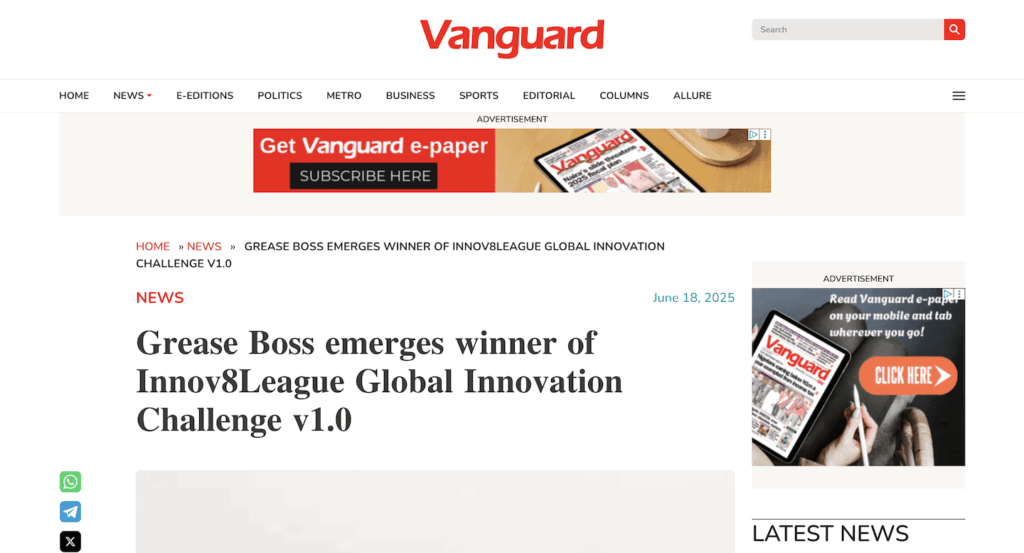 Vanguard - Innov8League